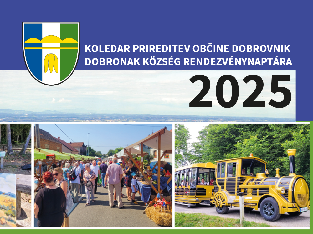 Koledar prireditev občine Dobrovnik 2025